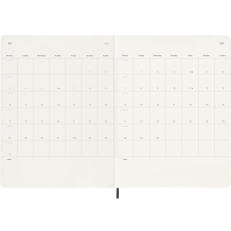 Diary 18M WeekNote Soft Cover XL Black in the group Paper & Pads / Planners / 18-Month Planners at Pen Store (137009)
