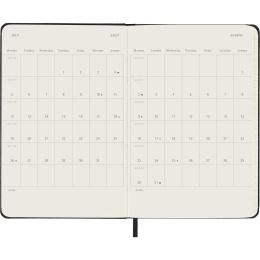 Diary 18M WeekNote Hard Cover Pocket Black in the group Paper & Pads / Planners / 18-Month Planners at Pen Store (137010)