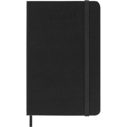 Diary 18M Weekly Hard Cover Horisontell Pocket Black in the group Paper & Pads / Planners / 18-Month Planners at Pen Store (137013)