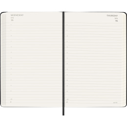 Diary 18M Daily Hard Cover Large Black in the group Paper & Pads / Planners / 18-Month Planners at Pen Store (137016)