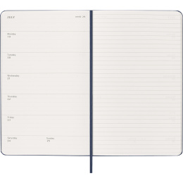 Diary 18M WeekNote Hard Cover Large Sapphire Blue in the group Paper & Pads / Planners / 18-Month Planners at Pen Store (137017)