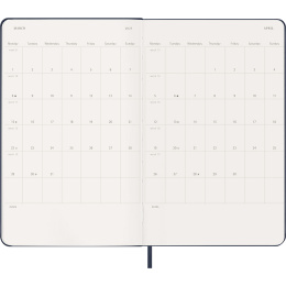 Diary 18M WeekNote Hard Cover Large Sapphire Blue in the group Paper & Pads / Planners / 18-Month Planners at Pen Store (137017)