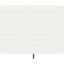 Diary 18M WeekNote Soft Cover Pocket Sapphire Blue in the group Paper & Pads / Planners / 18-Month Planners at Pen Store (137018)