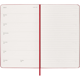 Diary 18M WeekNote Hard Cover Large Red in the group Paper & Pads / Planners / 18-Month Planners at Pen Store (137022)