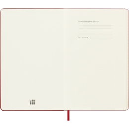 Diary 18M WeekNote Hard Cover Large Red in the group Paper & Pads / Planners / 18-Month Planners at Pen Store (137022)