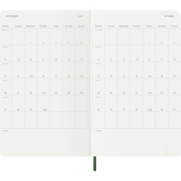 Diary 18M WeekNote Soft Cover Large Myrtle Green in the group Paper & Pads / Planners / 18-Month Planners at Pen Store (137023)