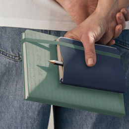 Diary 18M WeekNote Hard Cover Large Sage Green in the group Paper & Pads / Planners / 18-Month Planners at Pen Store (137024)