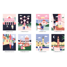 Mystery Coloring Around the World in the group Hobby & Creativity / Books / Adult Colouring Books at Pen Store (137179)