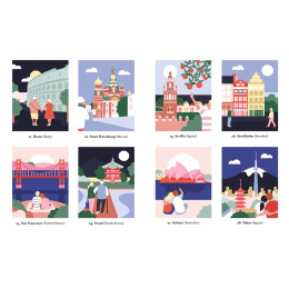 Mystery Coloring Around the World in the group Hobby & Creativity / Books / Adult Colouring Books at Pen Store (137179)