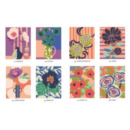 Mystery Coloring Flowers in the group Hobby & Creativity / Books / Adult Colouring Books at Pen Store (137180)