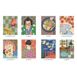 Mystery Coloring Japan in the group Hobby & Creativity / Books / Adult Colouring Books at Pen Store (137181)