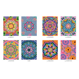 Mystery Coloring Mandalas in the group Hobby & Creativity / Books / Adult Colouring Books at Pen Store (137182)