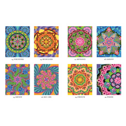 Mystery Coloring Mandalas in the group Hobby & Creativity / Books / Adult Colouring Books at Pen Store (137182)