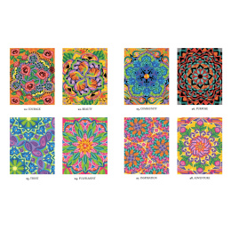Mystery Coloring Mandalas in the group Hobby & Creativity / Books / Adult Colouring Books at Pen Store (137182)
