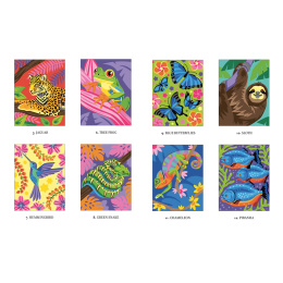Mystery Coloring Wild Animals in the group Hobby & Creativity / Books / Adult Colouring Books at Pen Store (137183)