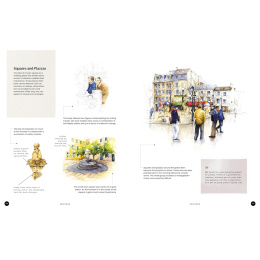 Watercolor Artist's Index of the Urban Landscape in the group Hobby & Creativity / Books / Inspirational Books at Pen Store (137192)