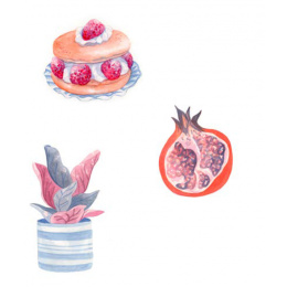 3-Colour Watercolour in the group Hobby & Creativity / Books / Art Instruction Books at Pen Store (137200)