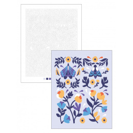 Color by Numbers: Flowers in the group Hobby & Creativity / Books / Adult Colouring Books at Pen Store (137205)