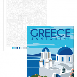 Color by Numbers: Travel in the group Hobby & Creativity / Books / Adult Colouring Books at Pen Store (137207)