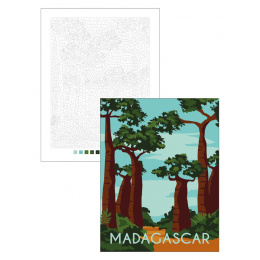 Color by Numbers: Travel in the group Hobby & Creativity / Books / Adult Colouring Books at Pen Store (137207)