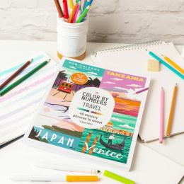Color by Numbers: Travel in the group Hobby & Creativity / Books / Adult Colouring Books at Pen Store (137207)