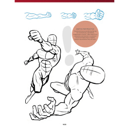 Comic Art Superheroes in the group Hobby & Creativity / Books / Art Instruction Books at Pen Store (137208)