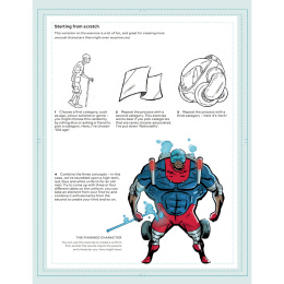 Comic Art Superheroes in the group Hobby & Creativity / Books / Art Instruction Books at Pen Store (137208)