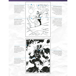 Comic Art Superheroes in the group Hobby & Creativity / Books / Art Instruction Books at Pen Store (137208)