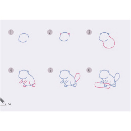Draw 30: Kawaii Animals in the group Hobby & Creativity / Books / Art Instruction Books at Pen Store (137216)