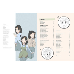 Draw Manga Faces, Heads and Hairstyles in the group Hobby & Creativity / Books / Art Instruction Books at Pen Store (137217)