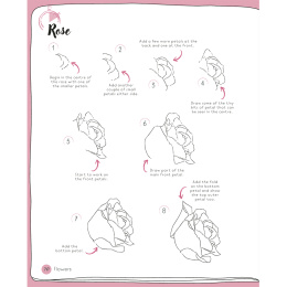 Draw in 10 Minutes: Botanicals in the group Hobby & Creativity / Books / Art Instruction Books at Pen Store (137219)