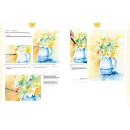Loose and Lively Flowers in Watercolour, Inks & Mixed Media in the group Hobby & Creativity / Books / Inspirational Books at Pen Store (137226)
