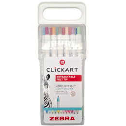 Clickart Light Colors 12-pack in the group Pens / Office / Markers at Pen Store (137261)