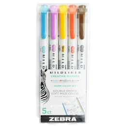 Mildliner 5-pak Warm in the group Pens / Artist Pens / Illustration Markers at Pen Store (137263)