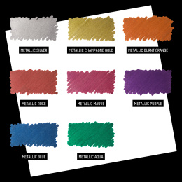Marker Metallic 8-piece Set in the group Pens / Artist Pens / Acrylic Markers at Pen Store (137373)