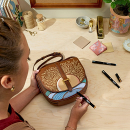 Creative Marker Brush Tip 5-pack Earth Tones in the group Pens / Artist Pens / Acrylic Markers at Pen Store (137402)