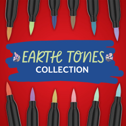 Creative Marker Brush Tip 5-pack Earth Tones in the group Pens / Artist Pens / Acrylic Markers at Pen Store (137402)