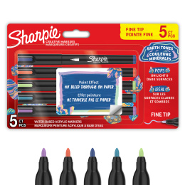 Creative Marker Fine Tip 5-pack Earth Tones in the group Pens / Artist Pens / Acrylic Markers at Pen Store (137403)