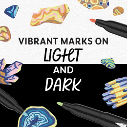 Creative Marker Fine Tip 5-pack Earth Tones in the group Pens / Artist Pens / Acrylic Markers at Pen Store (137403)