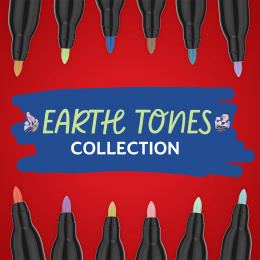 Creative Marker Fine Tip 5-pack Earth Tones in the group Pens / Artist Pens / Acrylic Markers at Pen Store (137403)