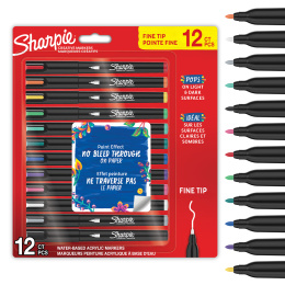 Creative Marker Fine Tip 12-pack in the group Pens / Artist Pens / Acrylic Markers at Pen Store (137405)