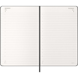 Diary 12M Daily 2027 Hardcover Large Black in the group Paper & Pads / Planners / 12-Month Planners at Pen Store (137423)