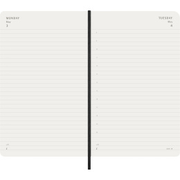 Diary 12M Daily 2027 Softcover Large Black in the group Paper & Pads / Planners / 12-Month Planners at Pen Store (137424)