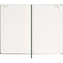 Diary 12M Daily 2027 Hardcover Large Myrtle Green in the group Paper & Pads / Planners / 12-Month Planners at Pen Store (137425)