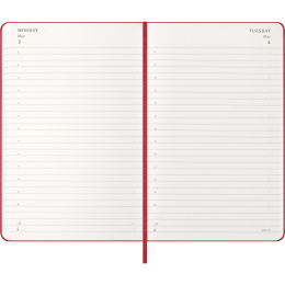 Diary 12M Daily 2027 Hardcover Large Red in the group Paper & Pads / Planners / 12-Month Planners at Pen Store (137426)