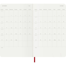 Diary 12M Daily 2027 Softcover Large Red in the group Paper & Pads / Planners / 12-Month Planners at Pen Store (137427)
