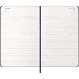Diary 12M Daily 2027 Hardcover Large Sapphire Blue in the group Paper & Pads / Planners / 12-Month Planners at Pen Store (137428)