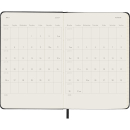 Diary 12M Daily 2027 Hardcover Pocket Black in the group Paper & Pads / Planners / 12-Month Planners at Pen Store (137432)