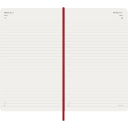 Diary 12M Daily 2027 Hardcover Pocket Red in the group Paper & Pads / Planners / 12-Month Planners at Pen Store (137435)