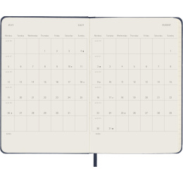 Diary 12M Daily 2027 Hardcover Pocket Sapphire Blue in the group Paper & Pads / Planners / 12-Month Planners at Pen Store (137437)